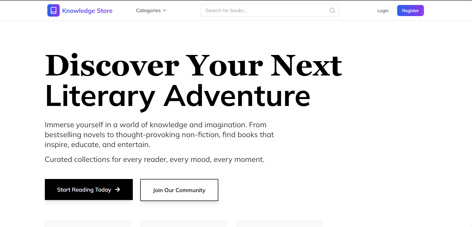 Knowledge Store - Book Rental Platform